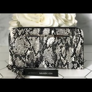 Steve Madden Snakeskin Wallet